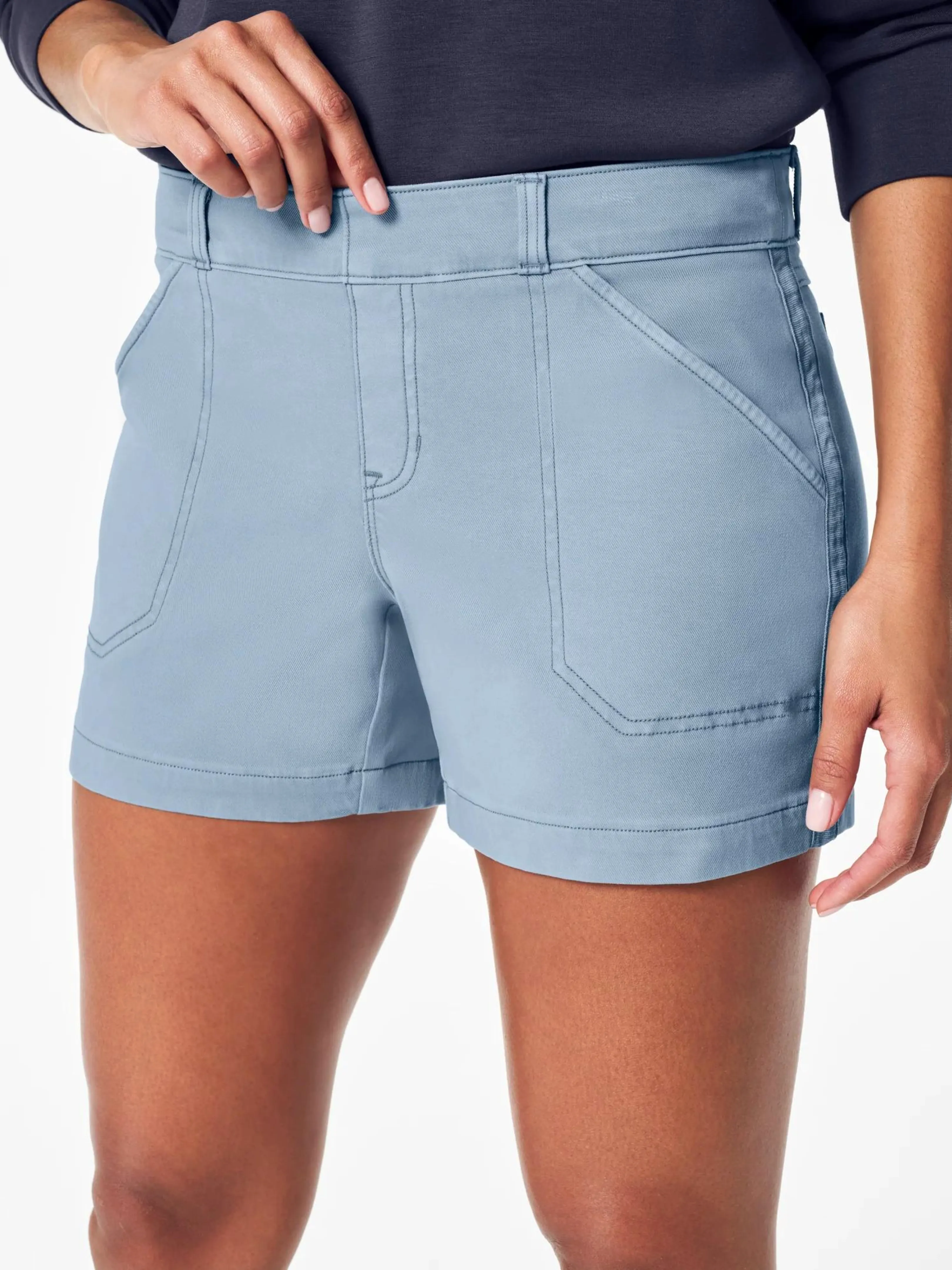 4 Twill Shorts - Mountain Blue