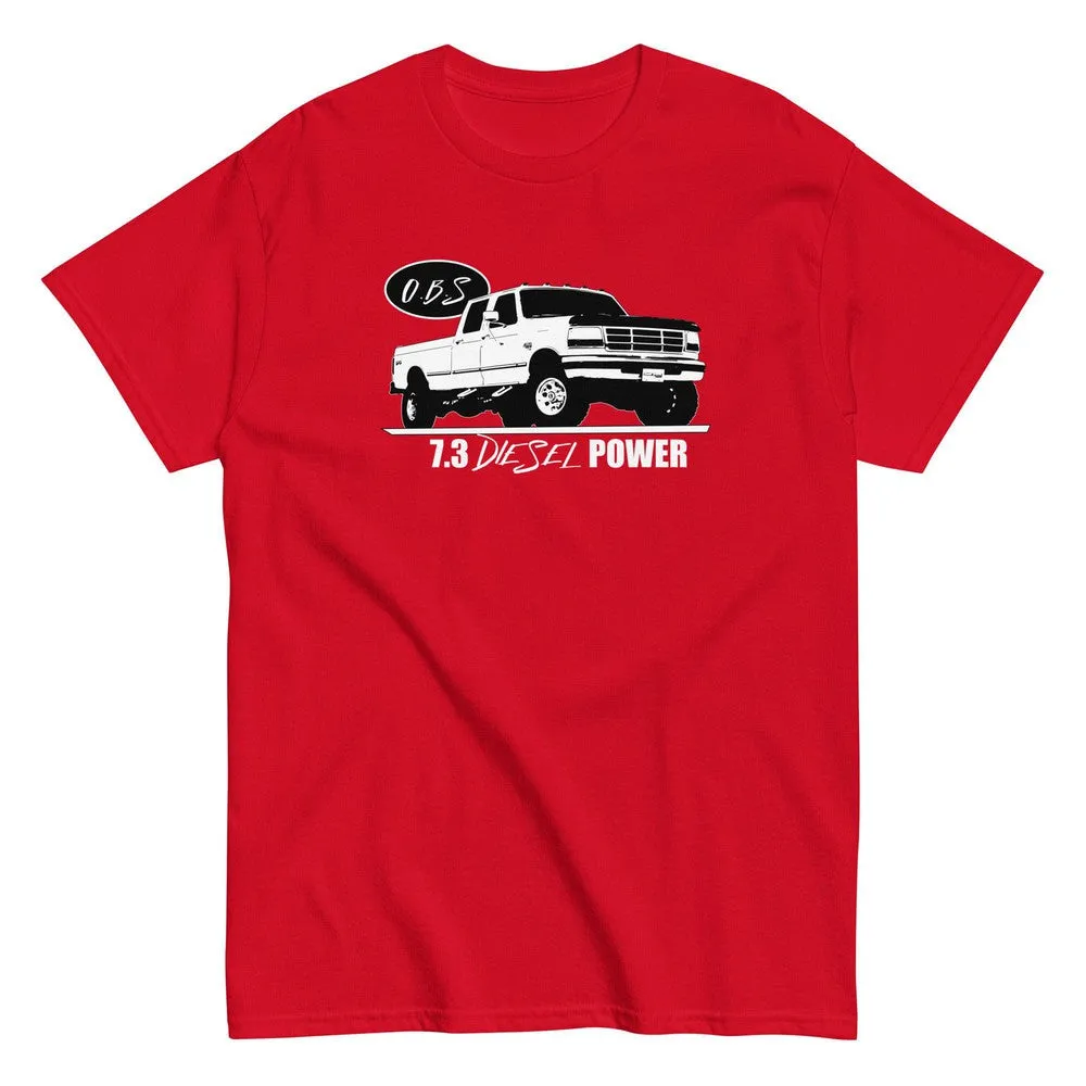 7.3 Powerstroke T-Shirt Based 90's OBS Crew Cab F250 / F350