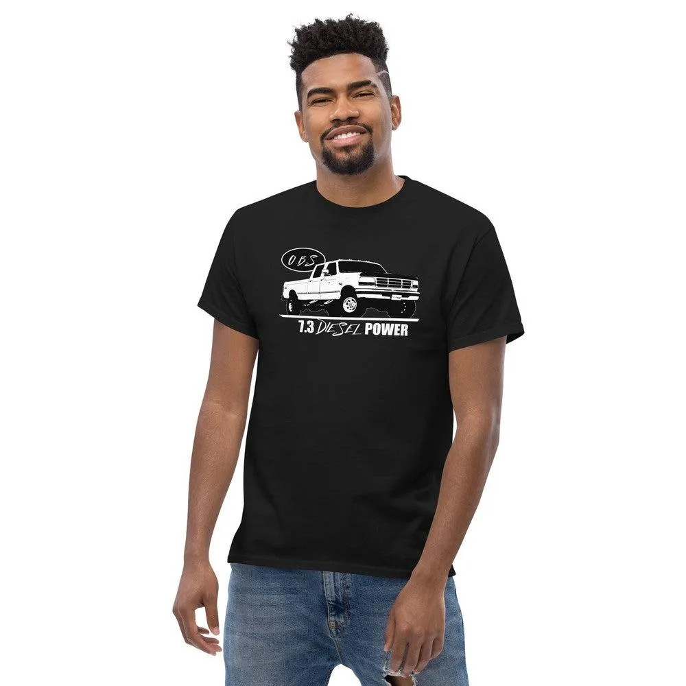 7.3 Powerstroke T-Shirt Based 90's OBS Crew Cab F250 / F350