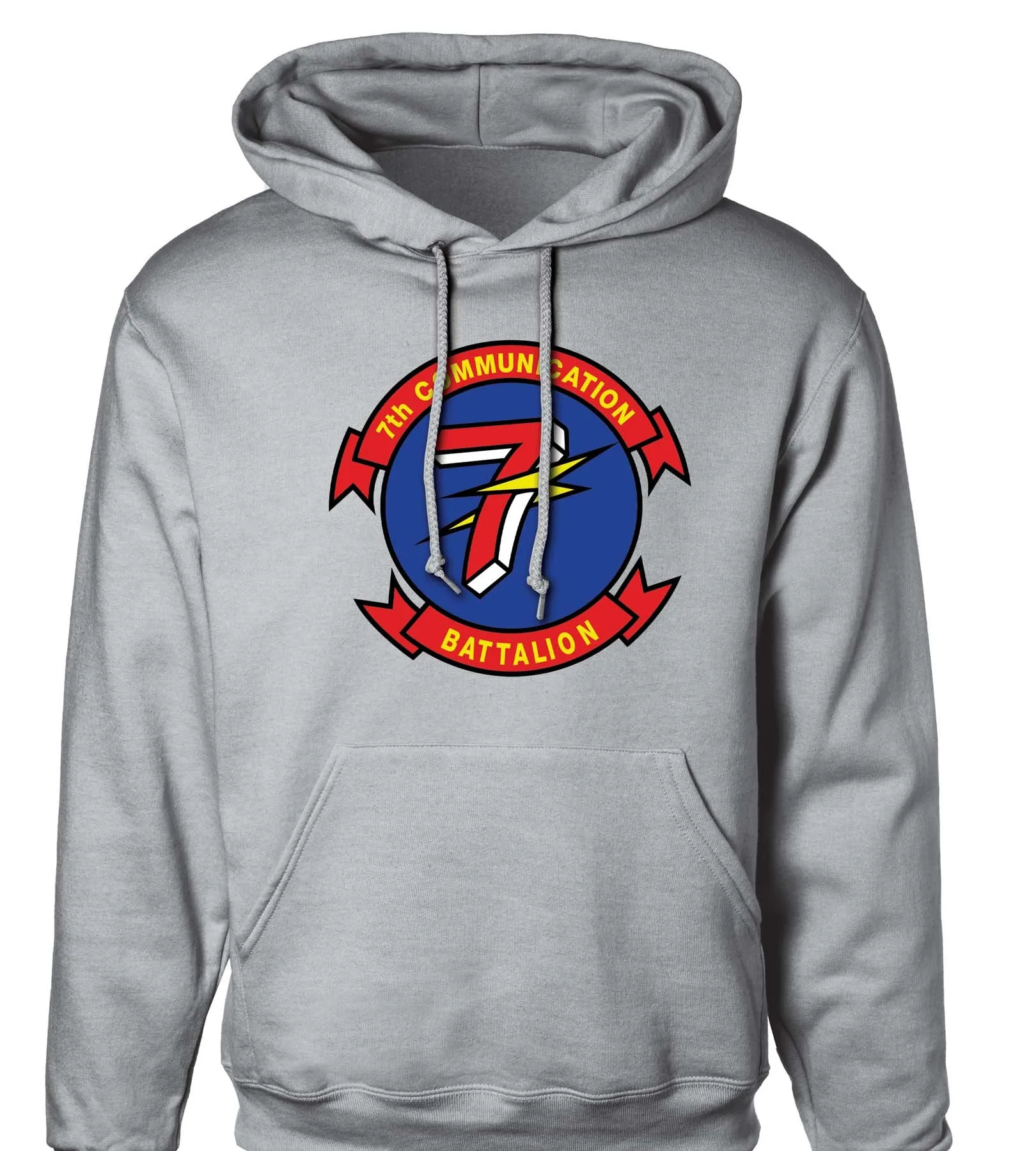 7th Communication Battalion Patch Hoodie