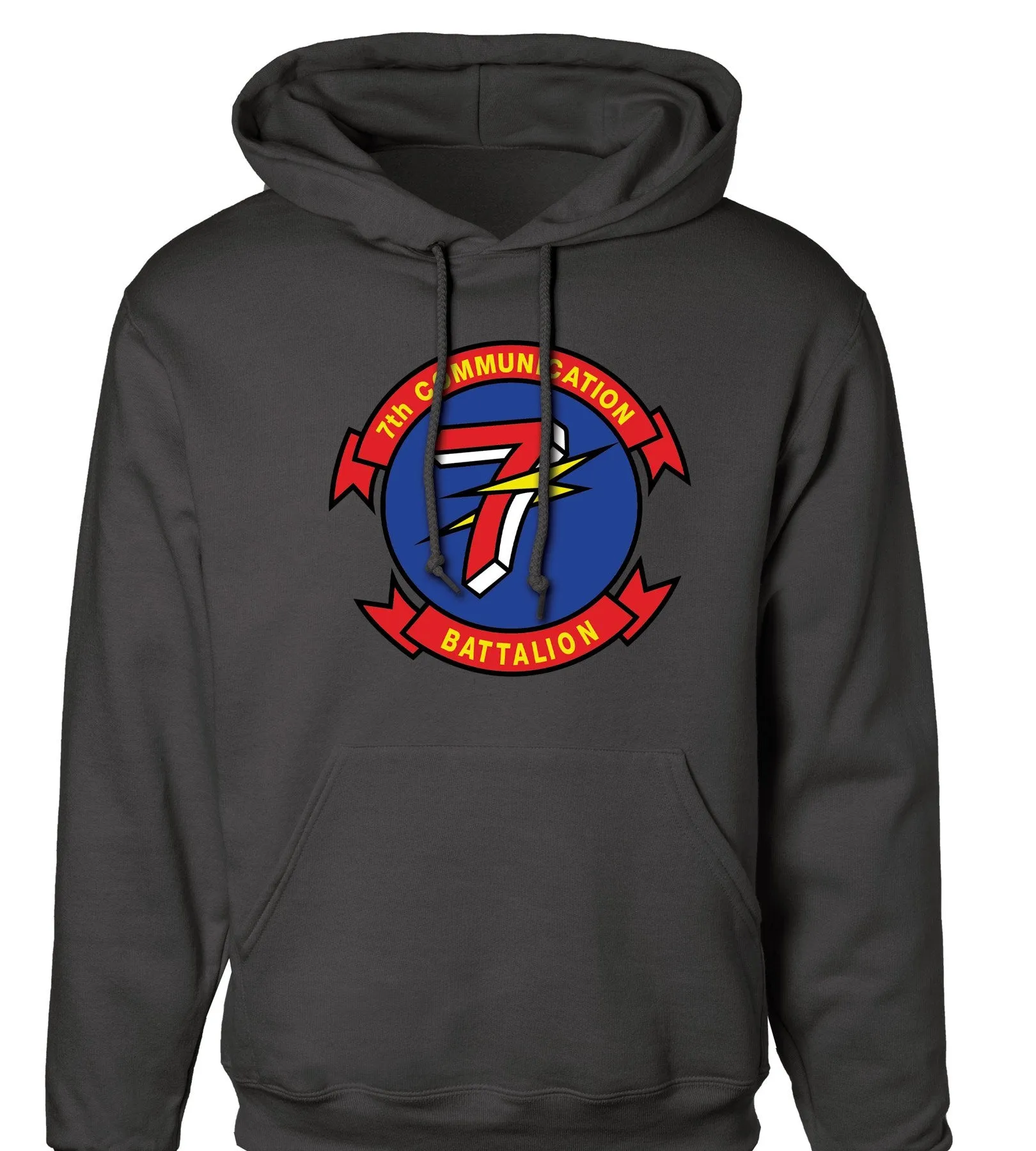 7th Communication Battalion Patch Hoodie