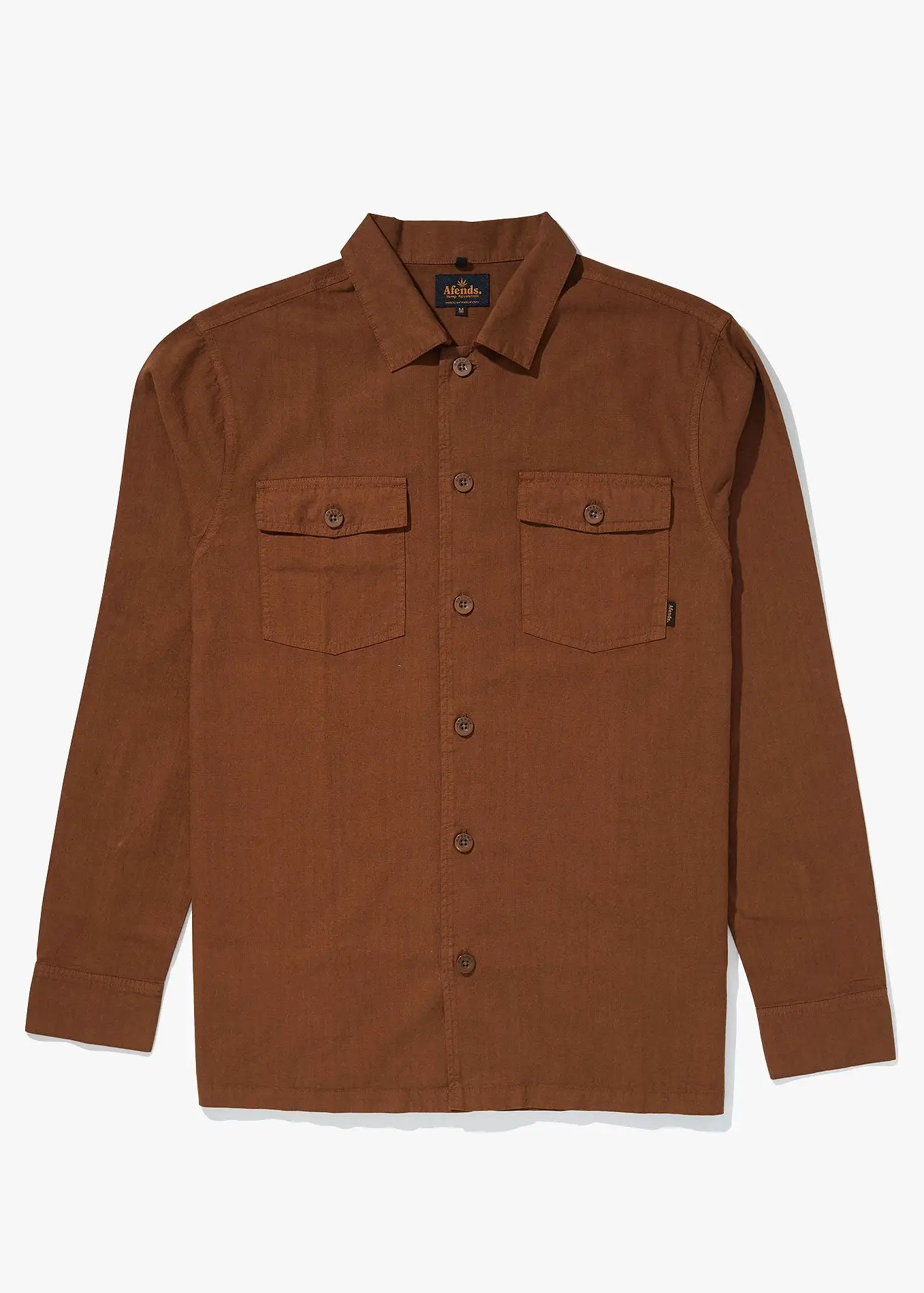 Afends Maverick Hemp Work Shirt Impala