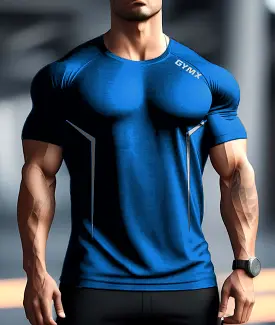 Airflow Aqua Blue GymX Tee - Sale