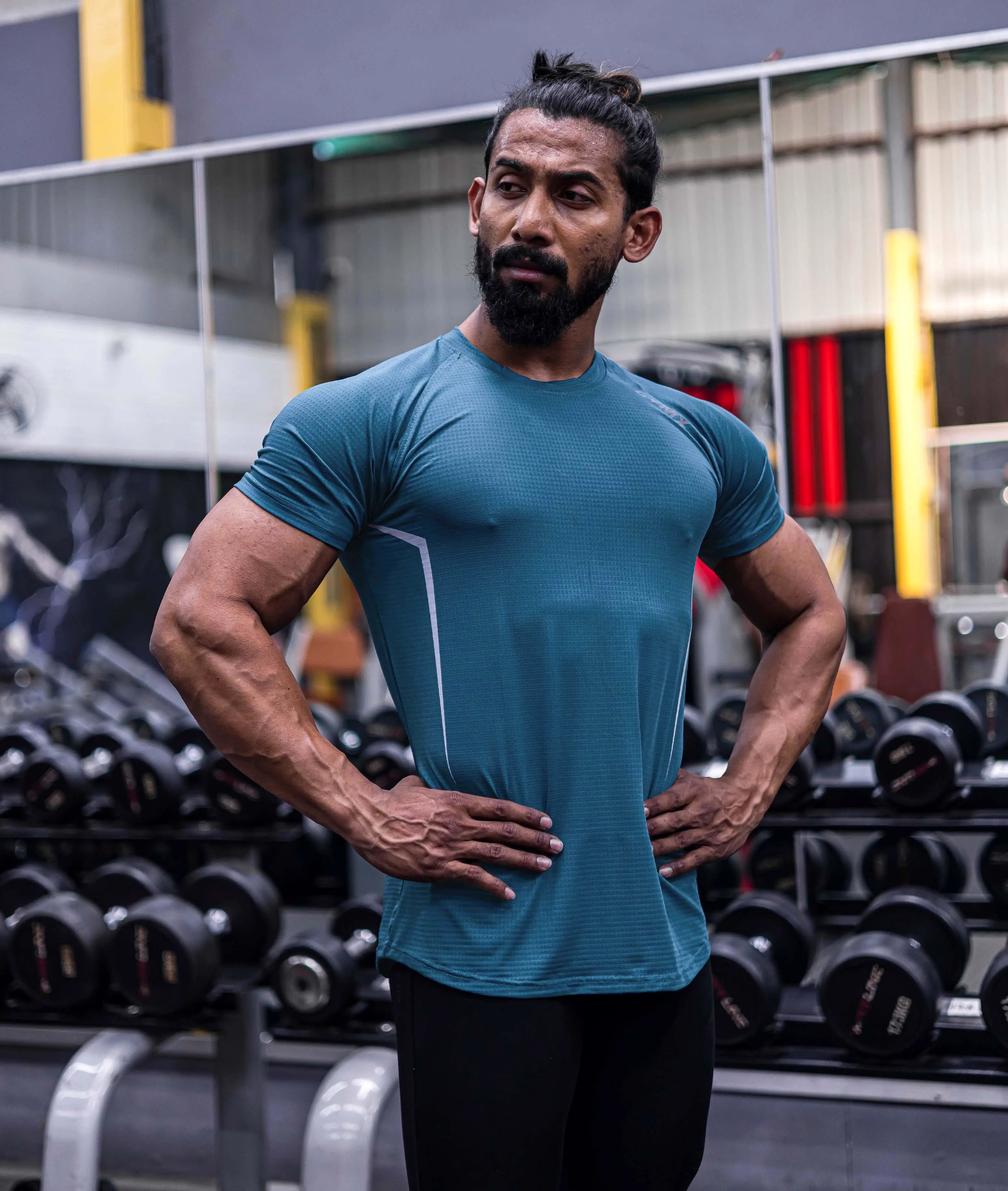 Airflow Aqua Blue GymX Tee - Sale