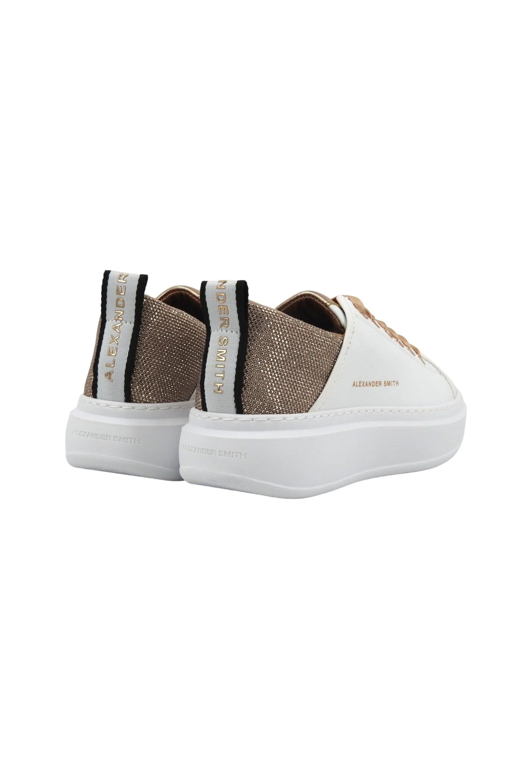 ALEXANDER SMITH Wembley Sneaker Donna White Copper WYW0495