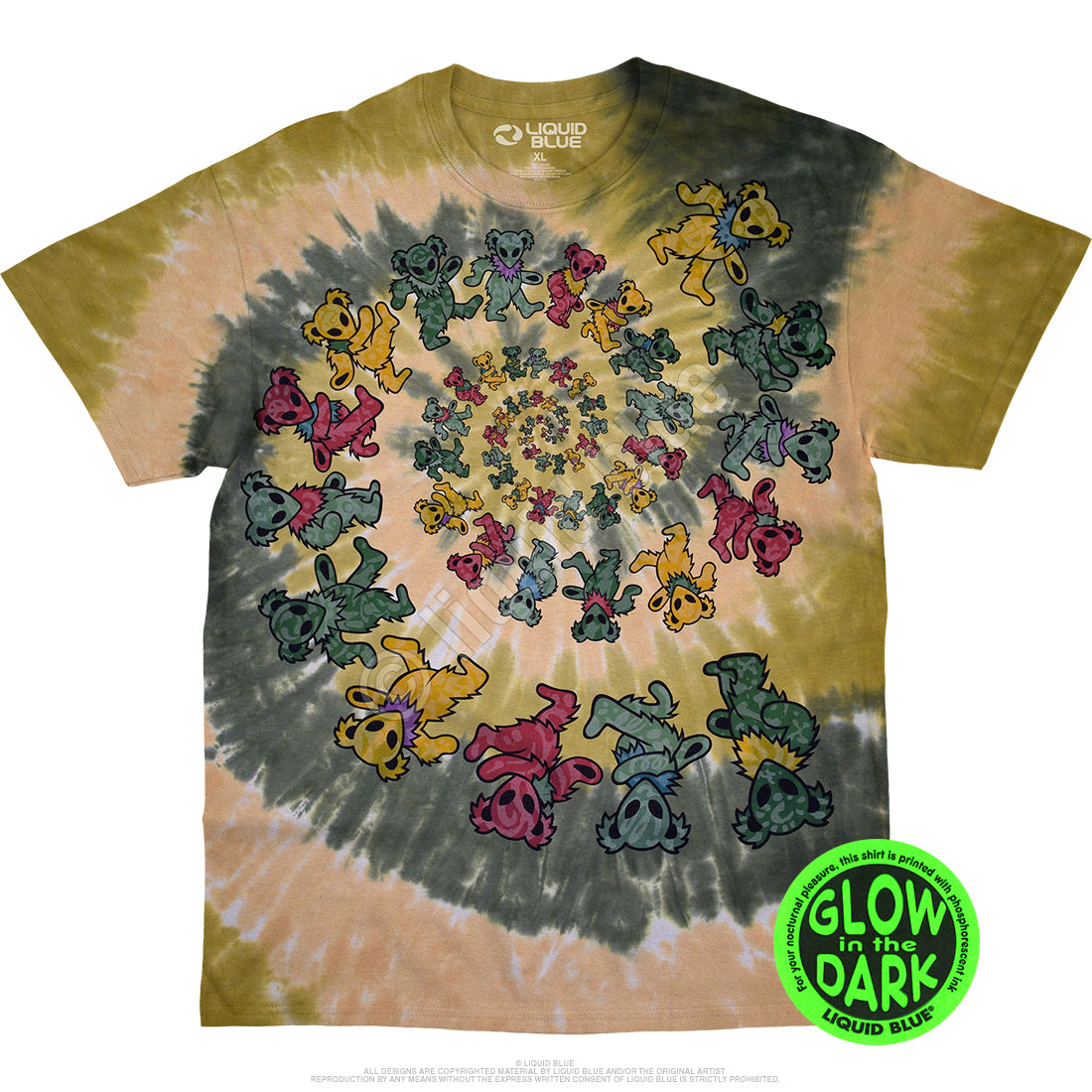 Alien Spiral Bears Tee