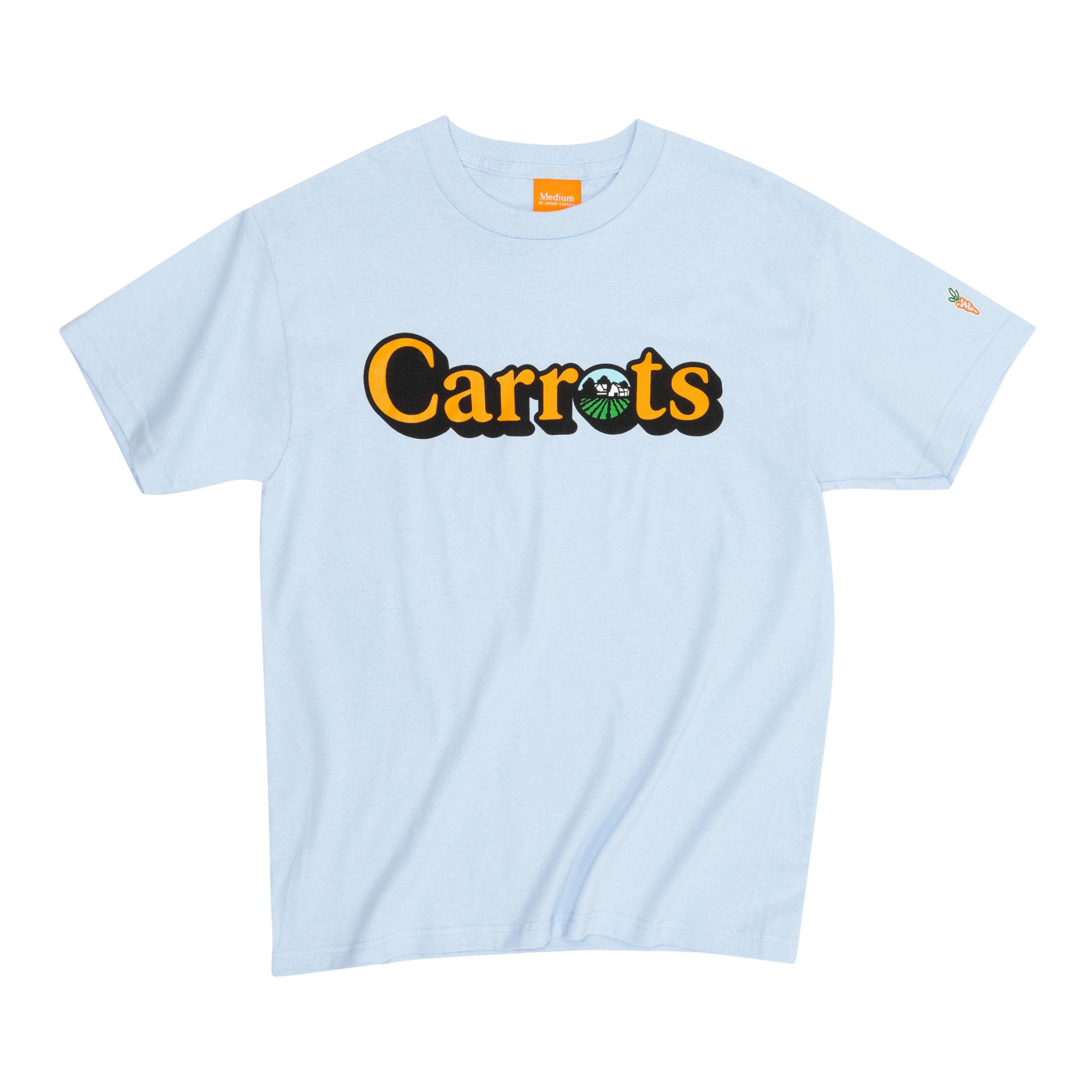 Anwar Carrots Wordmark Farms Tee (Baby Blue)