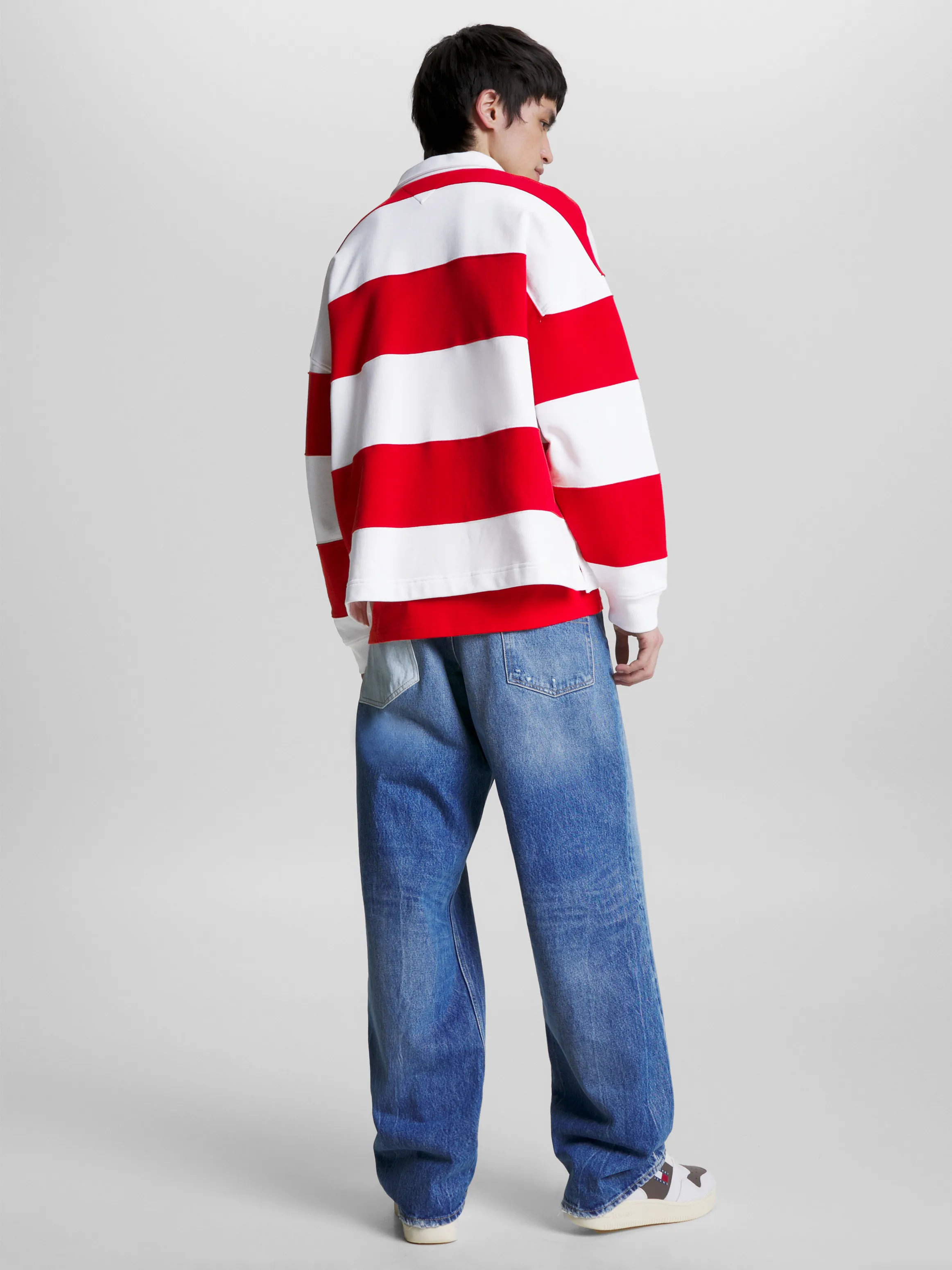 Archive Stripe Relaxed Rugby Shirt | Sweatshirts & Hoodies | Tommy Jeans