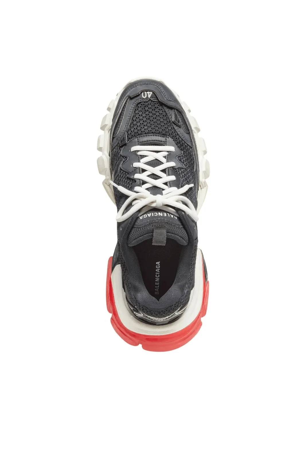 Balenciaga Track 3 Sneaker 'Worn-Out - Black Red'