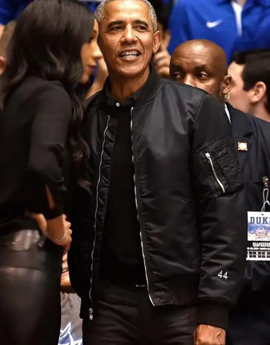 Barack Obama Bomber Jacket | US 44 President Jacket | Avail 35% OFF!!