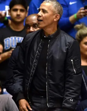 Barack Obama Bomber Jacket | US 44 President Jacket | Avail 35% OFF!!