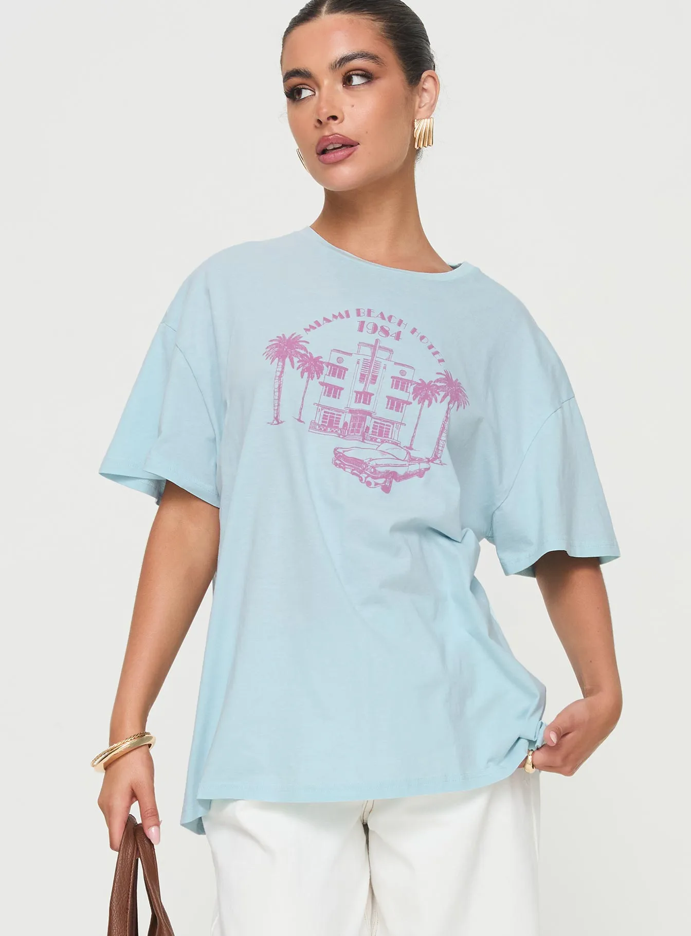 Beach Road Hotel Tee Blue