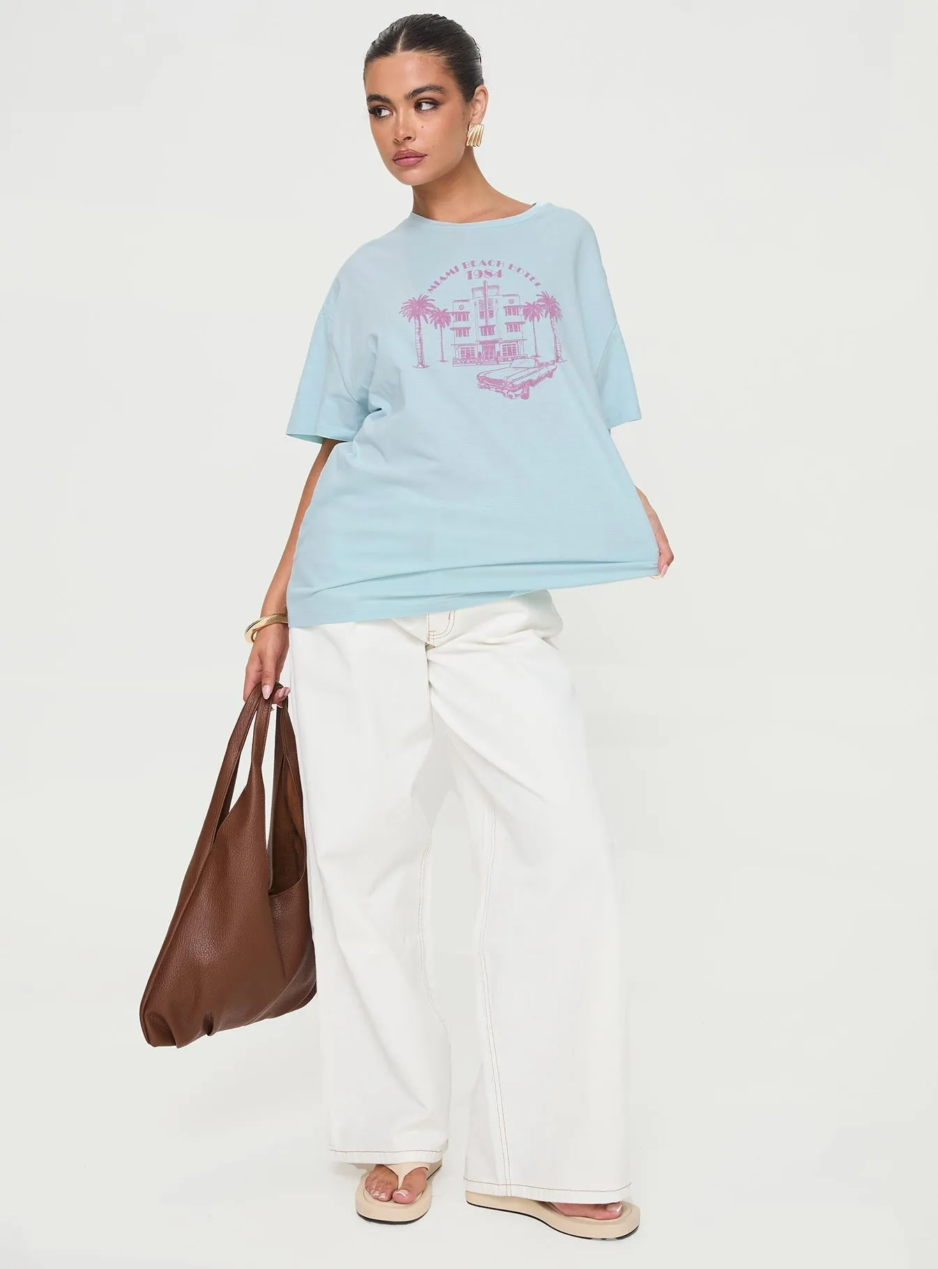 Beach Road Hotel Tee Blue