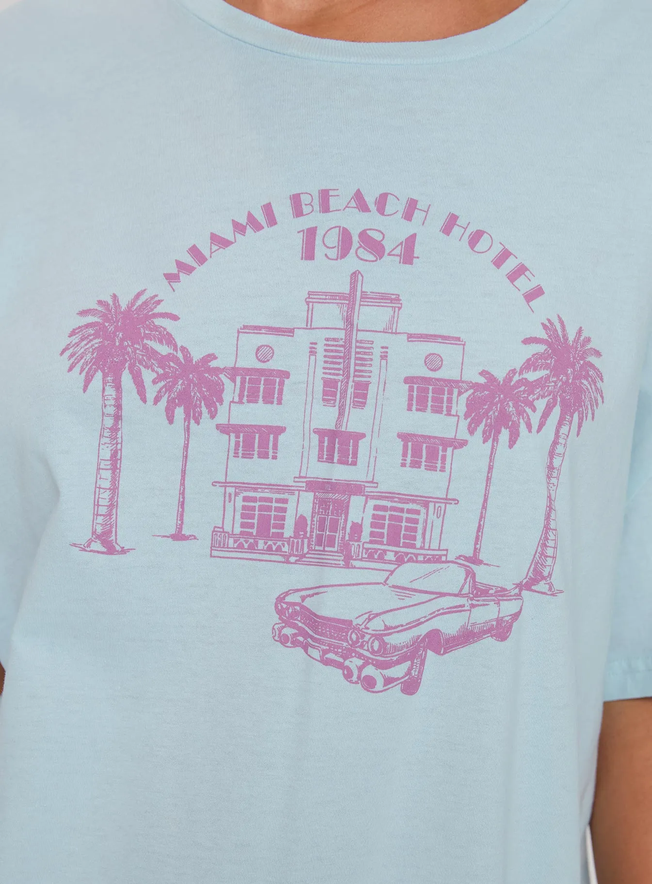 Beach Road Hotel Tee Blue