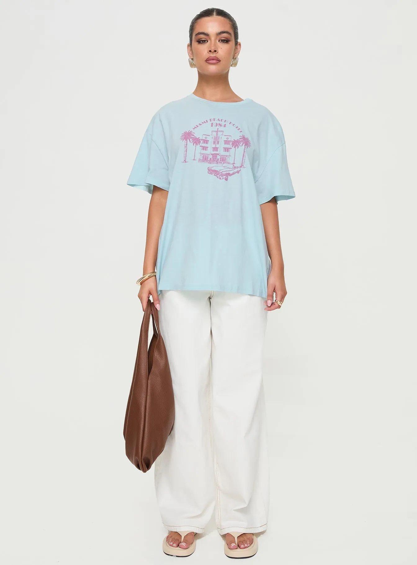 Beach Road Hotel Tee Blue