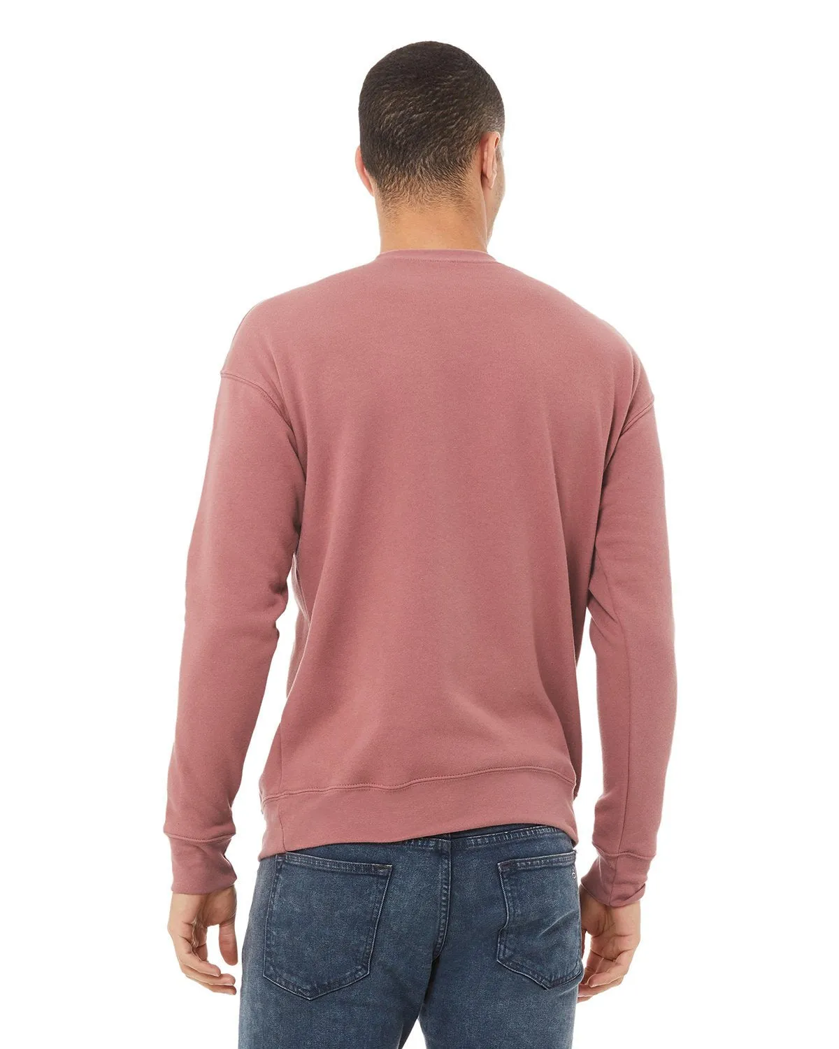 Bella + Canvas Unisex Drop Shoulder Fleece 3945 Mauve