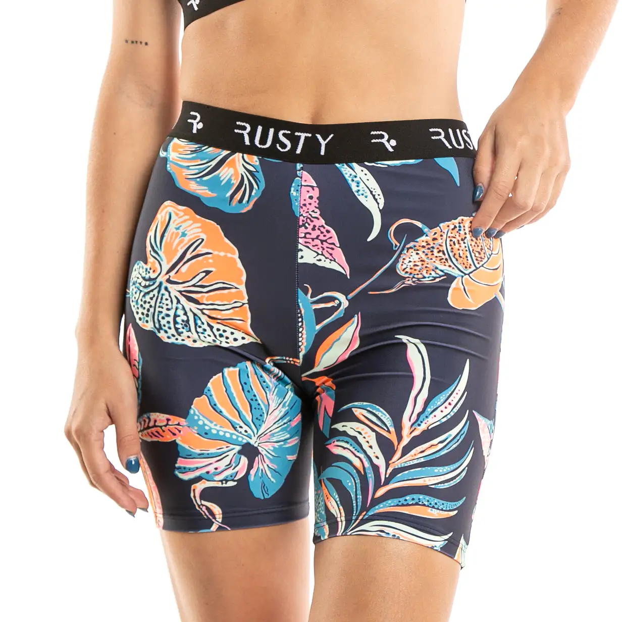 Biker Rusty Night Garden Biker Short Ld Dark Blue