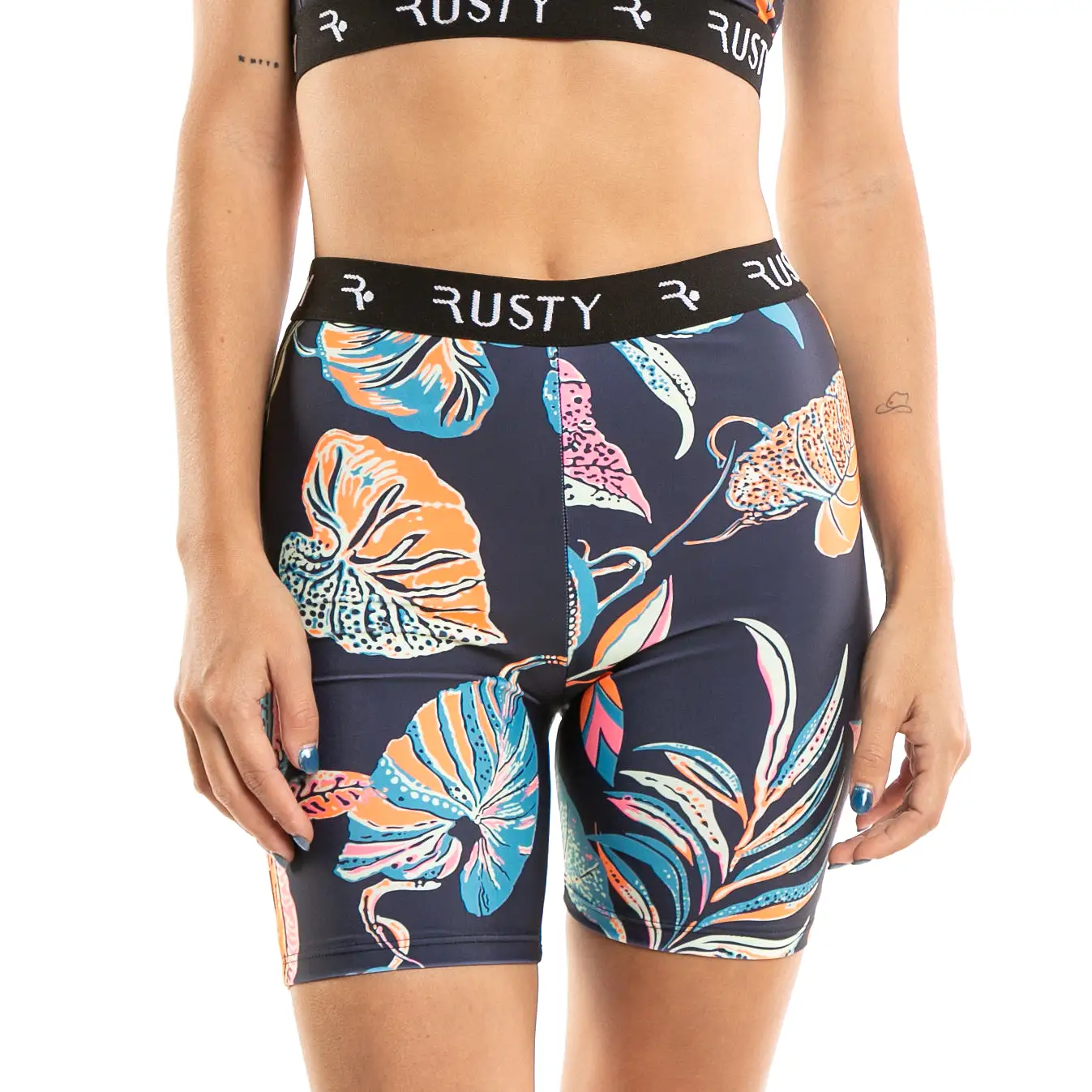 Biker Rusty Night Garden Biker Short Ld Dark Blue