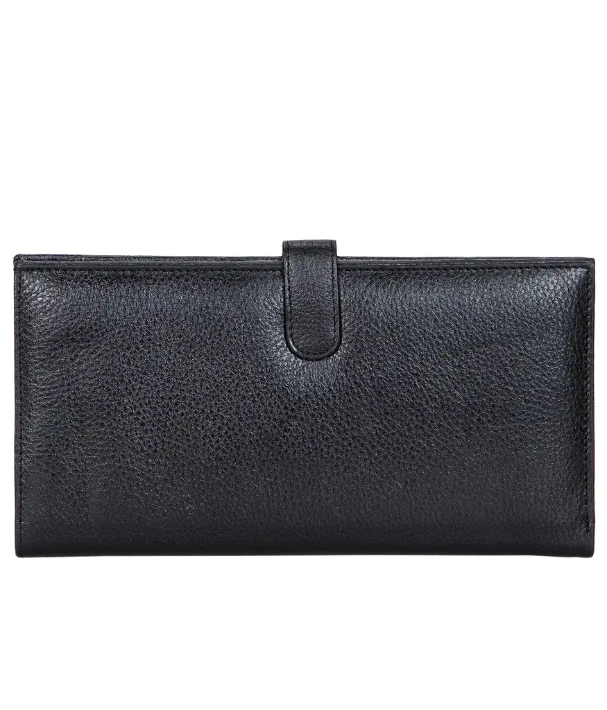 Billetera Rusty Essence Flap Wallet* Black