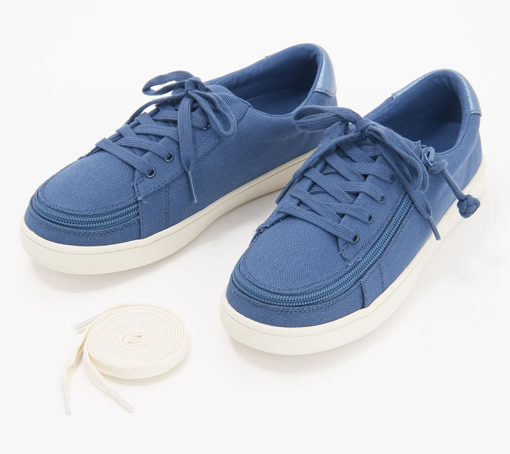 BILLY Footwear Sneaker II Lace-Up Zip-On Canvas Sneaker