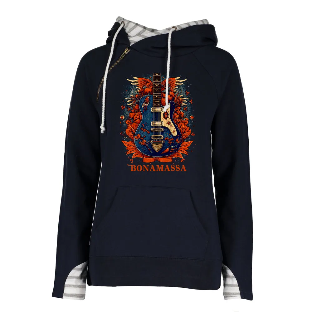 Blues Reverie Stripe Double Hood Pullover (Women)