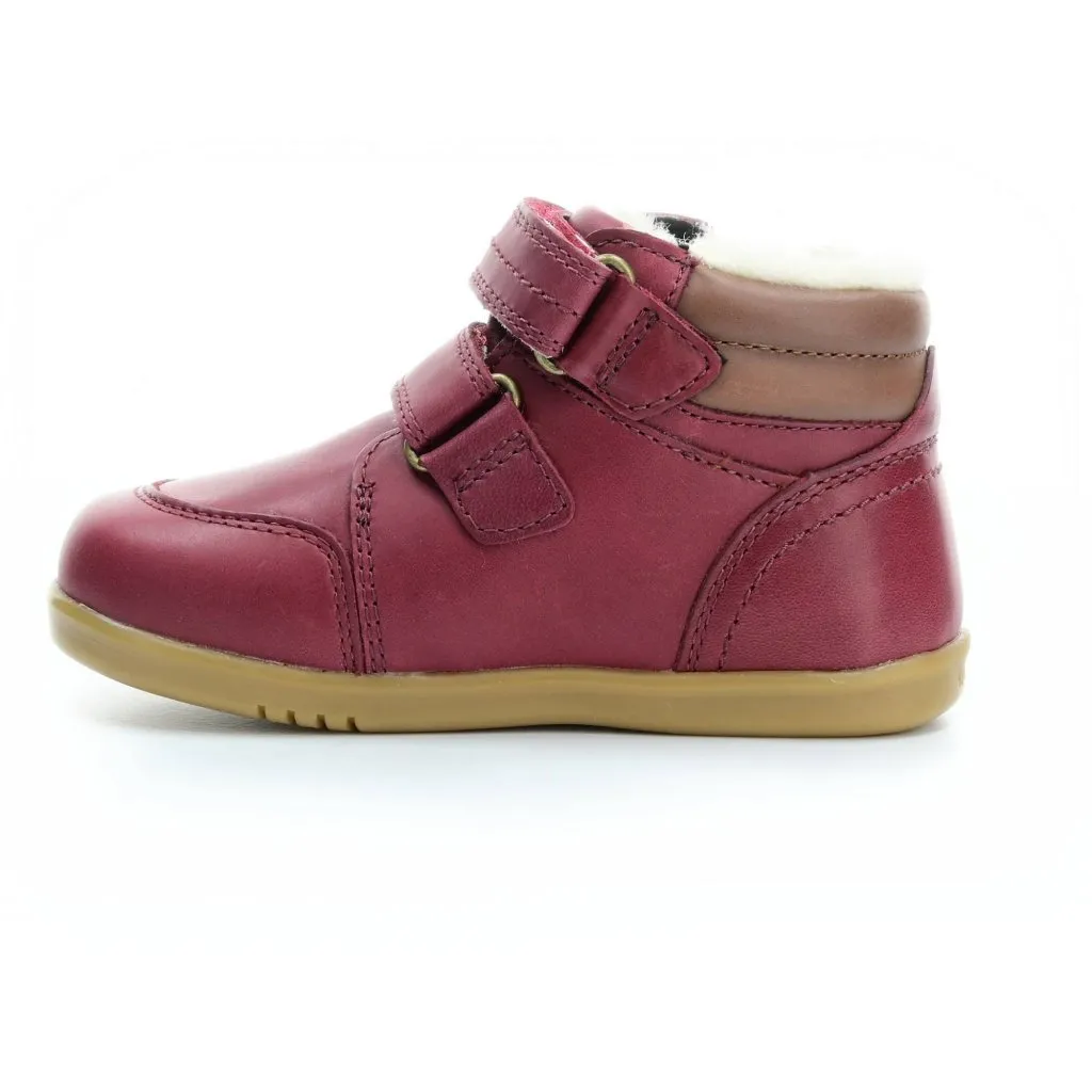 Bobux Timber Arctic Boysenberry barefoot shoes