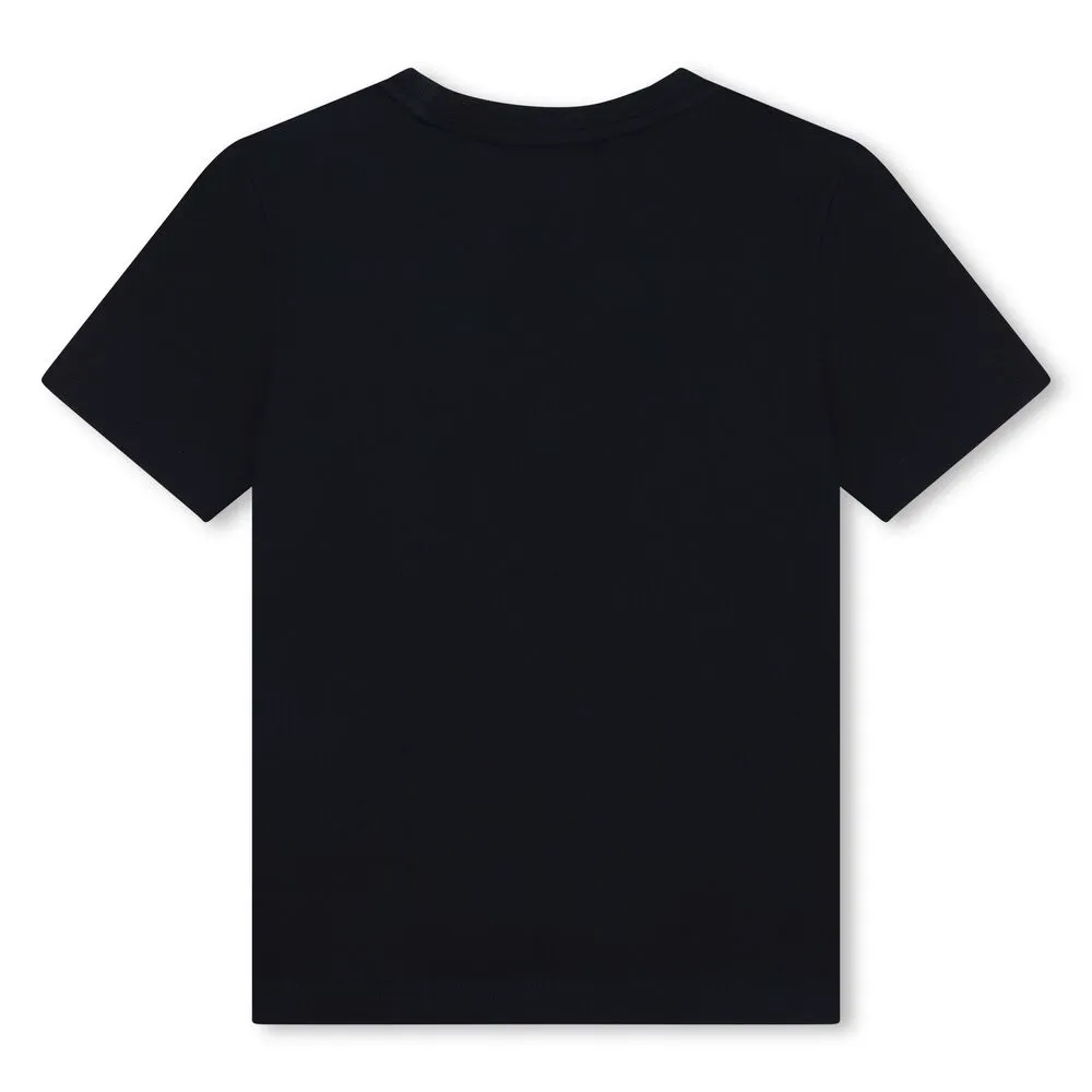 Boss T-Shirt Multi Logo Navy