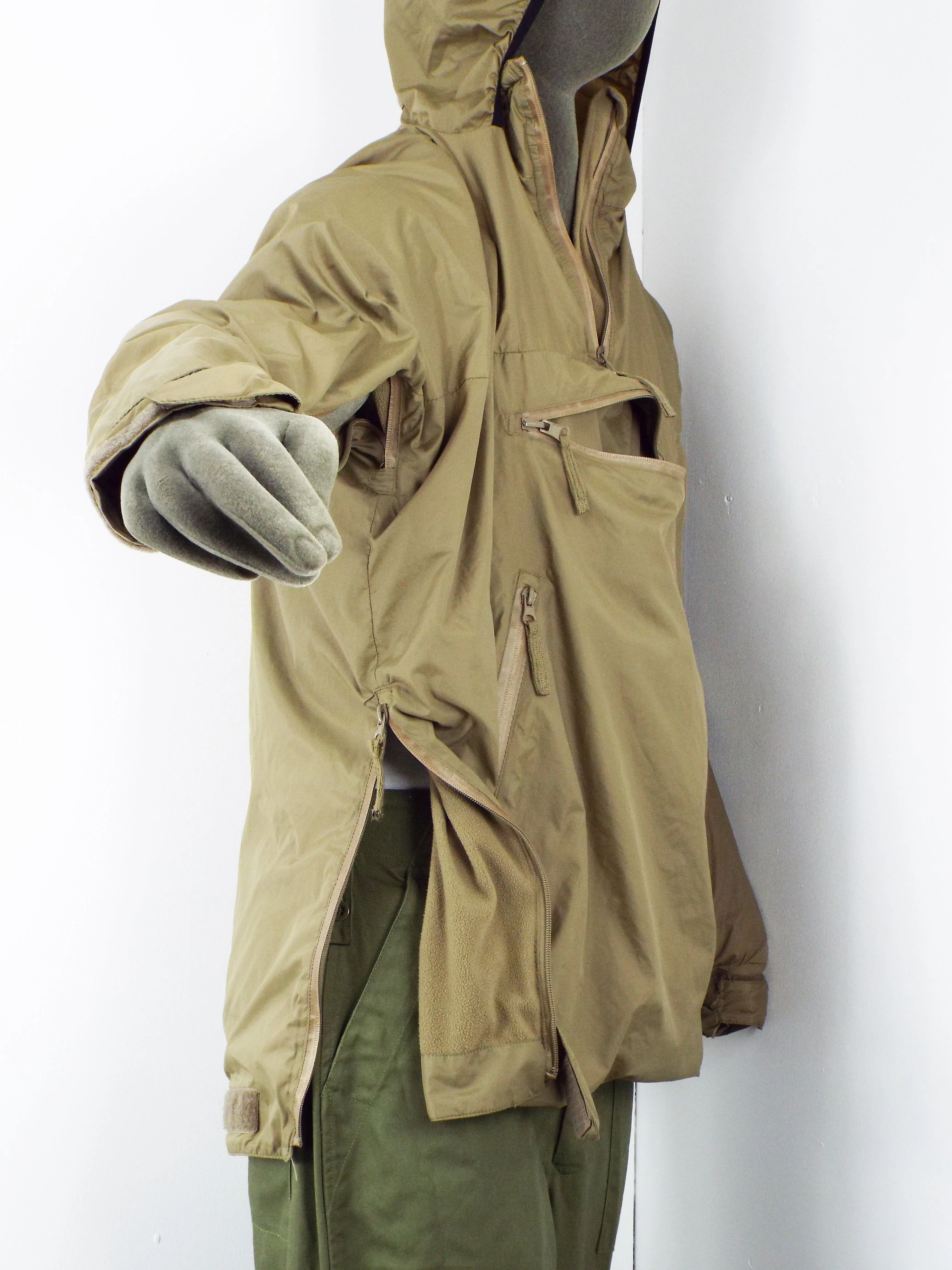 British Lightweight Thermal Smock with hood - light olive green