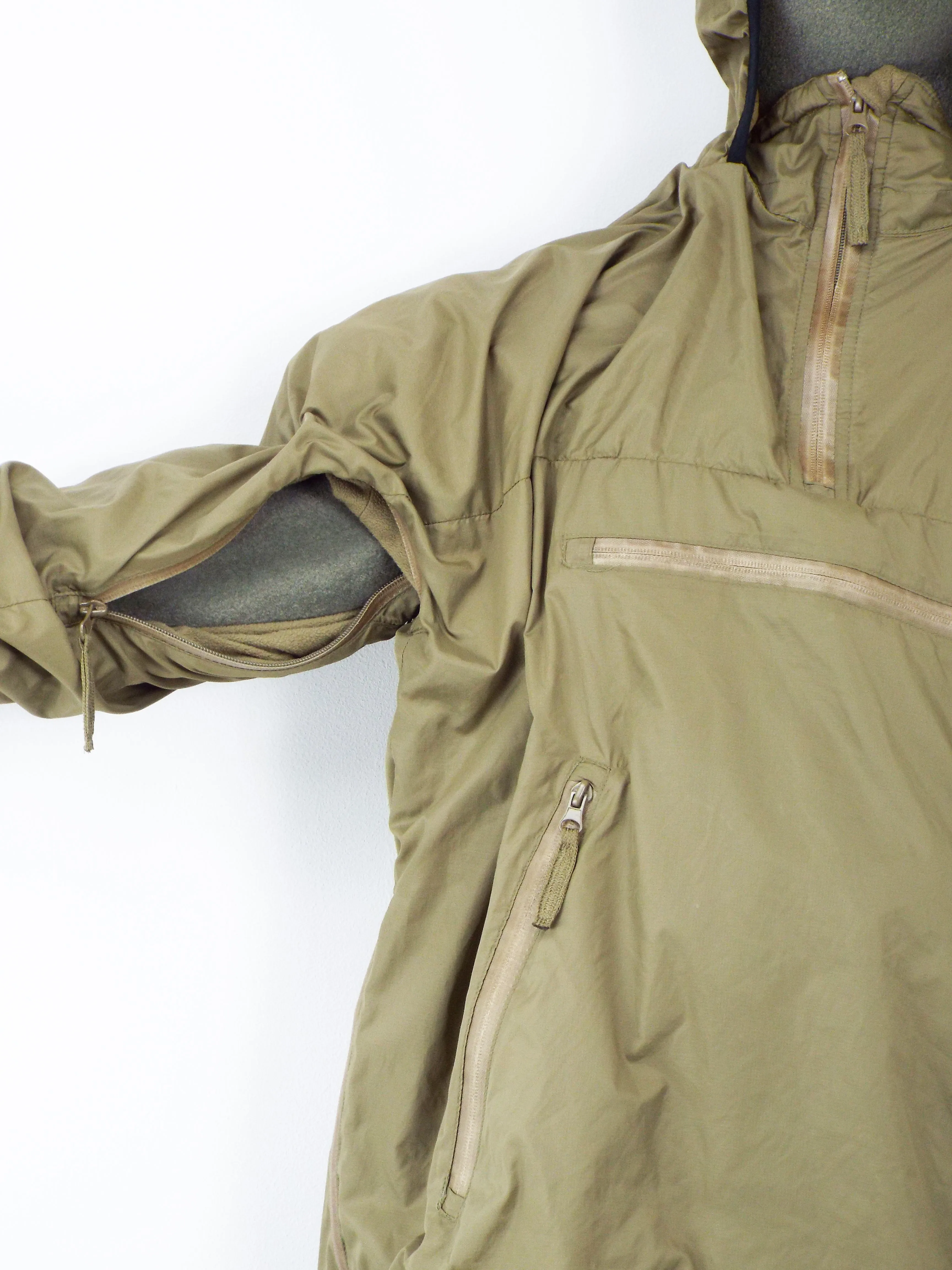 British Lightweight Thermal Smock with hood - light olive green