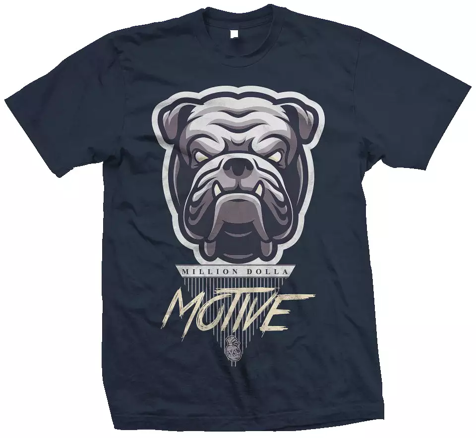 Bulldog - Navy T-Shirt