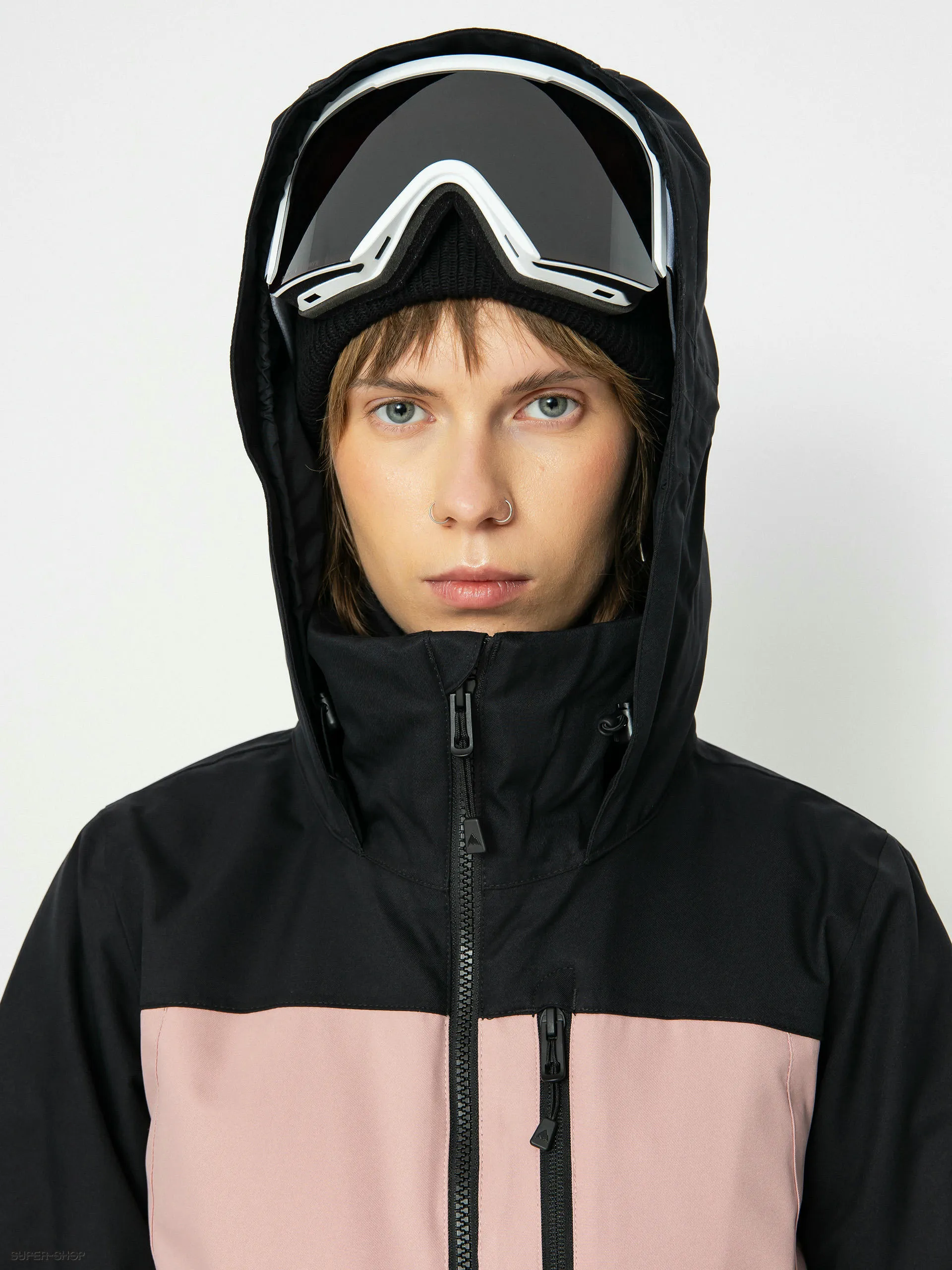 Burton Lelah Snowboard jacket Wmn (true black/powder blush)