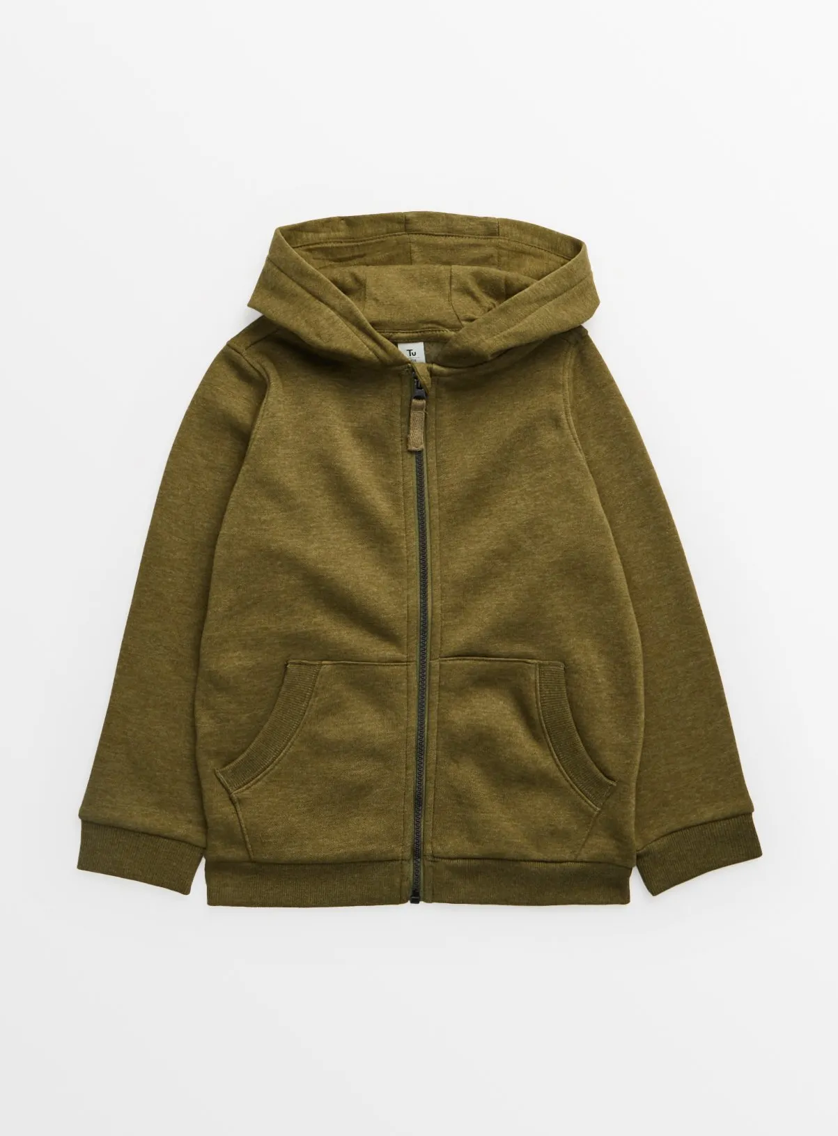 Buy Green Zip Through Hoodie 2 years | Jumpers and hoodies | Tu