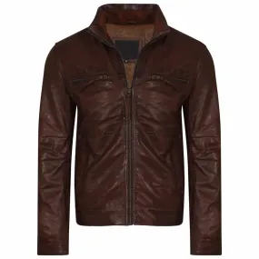 Buy Men's Soft Real Leather Jacket - Jackets for Men 0070 | Kilt and Jacks