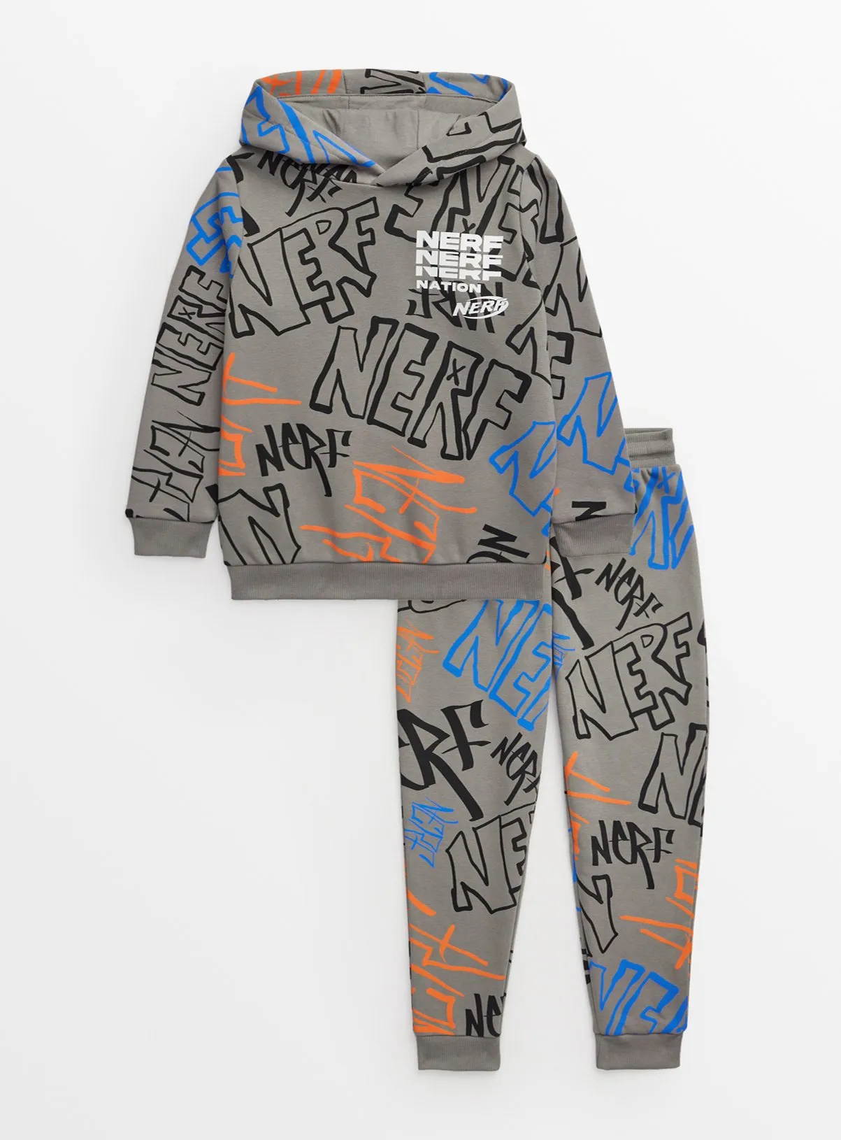 Buy Nerf Grey Hoodie & Joggers 5 years | Jumpers and hoodies | Tu