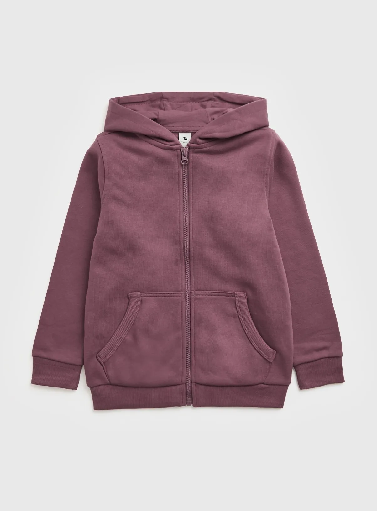 Buy Purple Zip Through Hoodie 11 years | Jumpers and hoodies | Tu