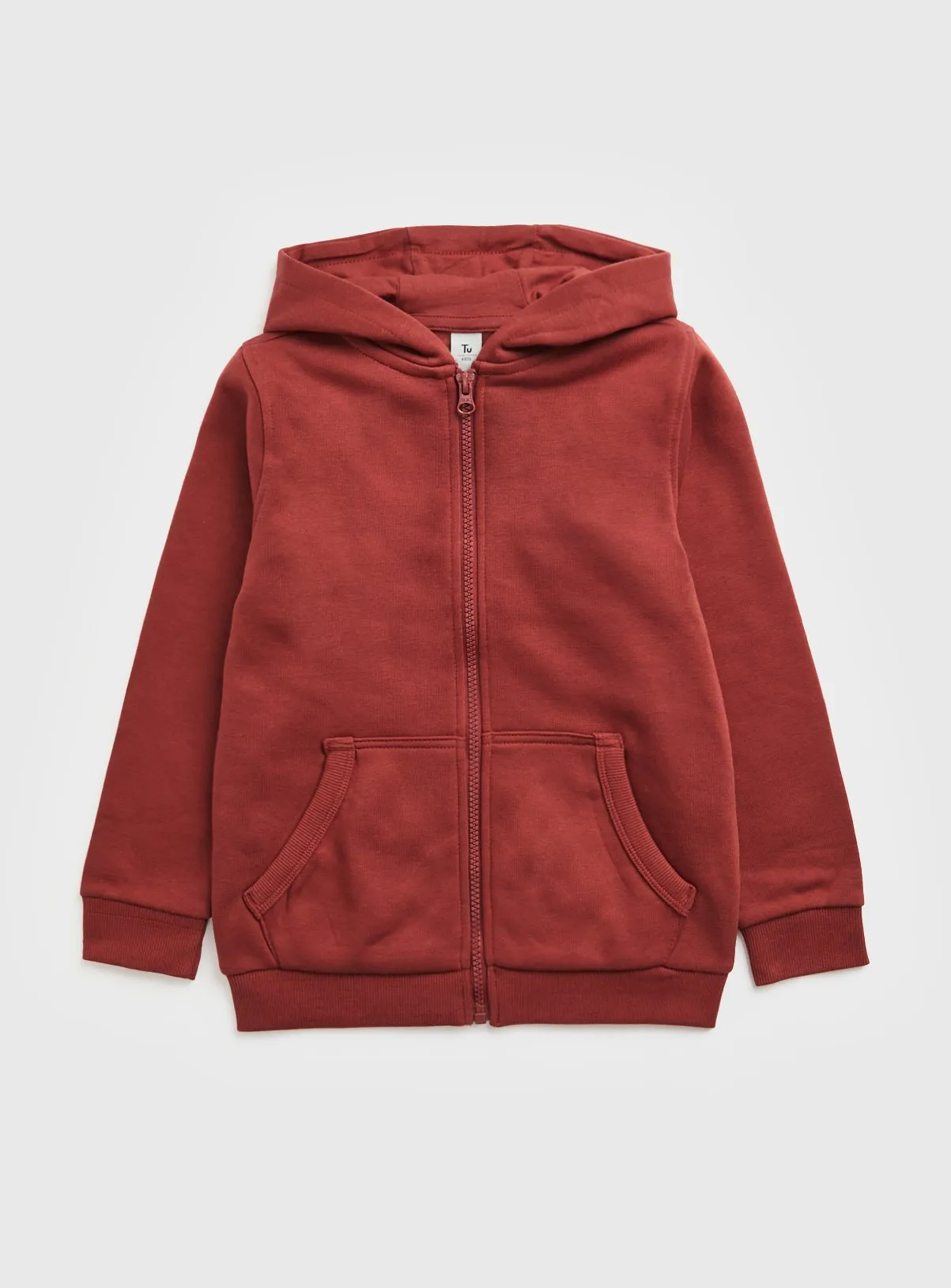 Buy Red Zip Through Hoodie 7 years | Jumpers and hoodies | Tu