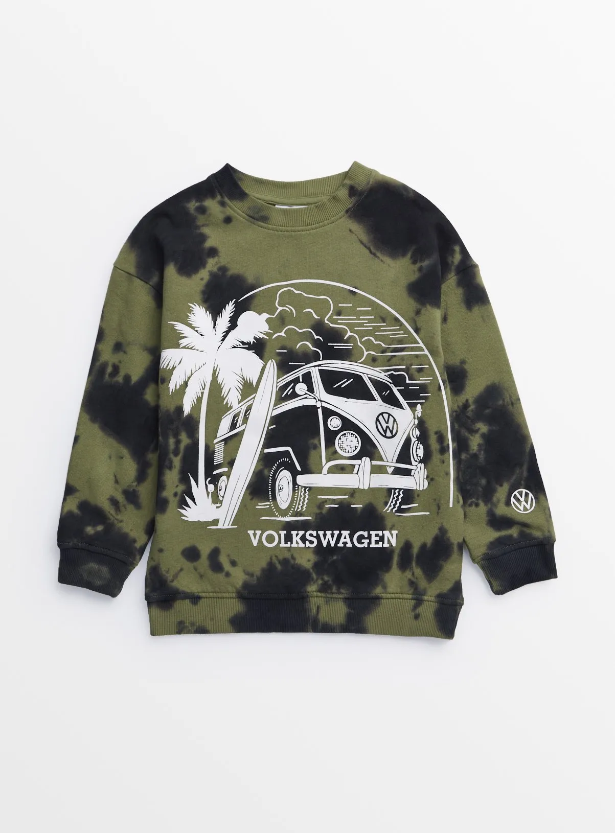 Buy Volkswagen Khaki Tie Dye Sweatshirt  7 years | Jumpers and hoodies | Tu