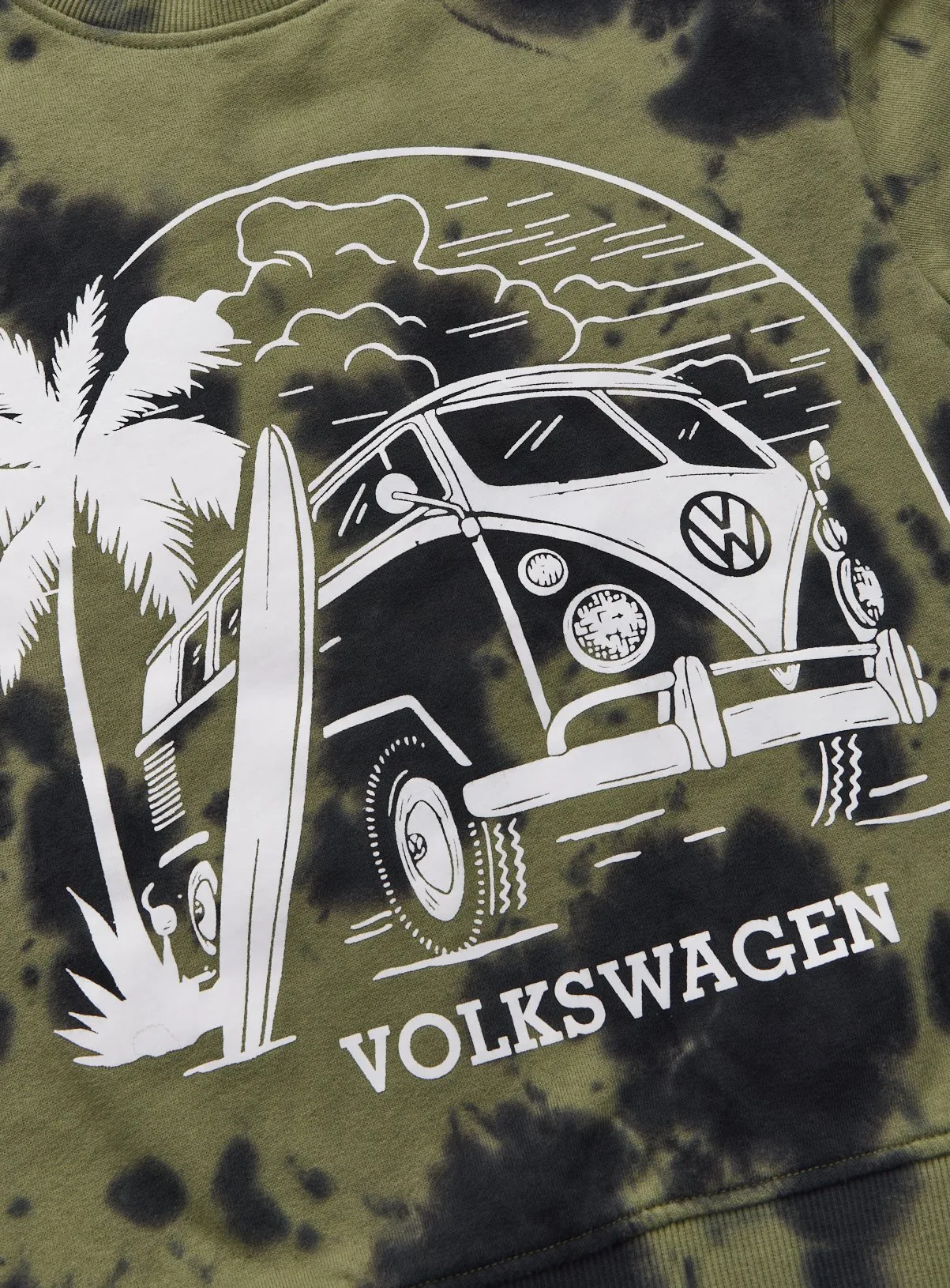 Buy Volkswagen Khaki Tie Dye Sweatshirt  7 years | Jumpers and hoodies | Tu