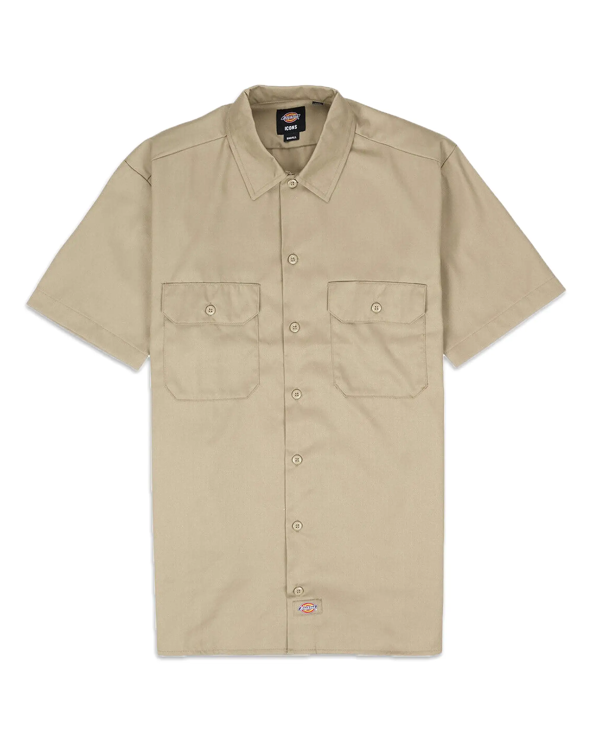 Camicia Uomo Dickies Work Shirt SS Rec Khaki