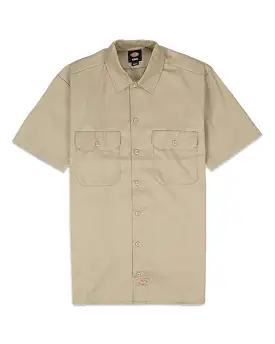 Camicia Uomo Dickies Work Shirt SS Rec Khaki