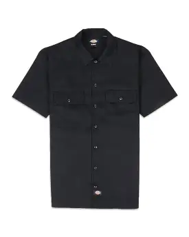 Camicia Uomo Dickies Work Shirt SS Rec Nero