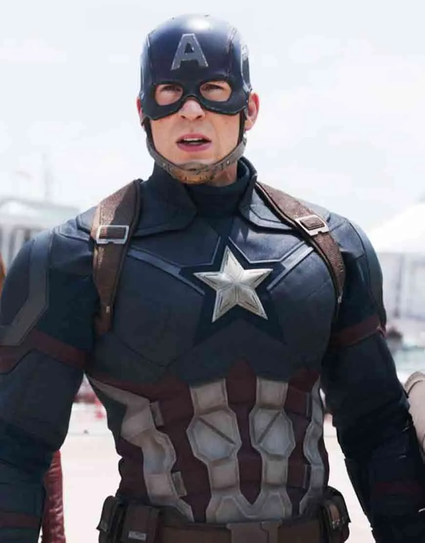 Captain America Civil War Jacket Worn by Chris Evans - UJackets