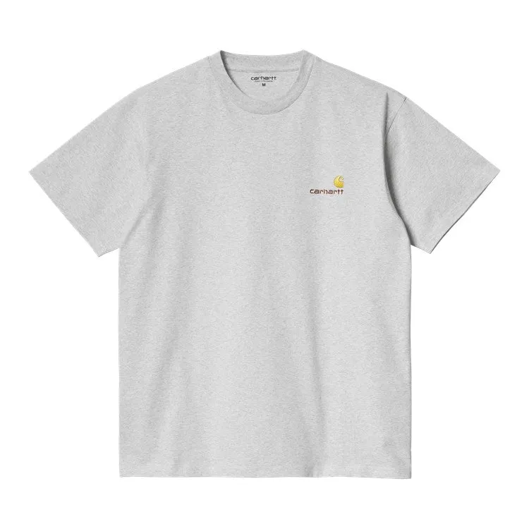 Carhartt WIP American Script t-shirt Ash heather