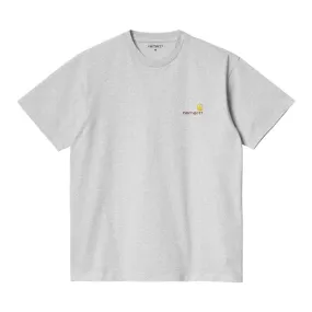 Carhartt WIP American Script t-shirt Ash heather