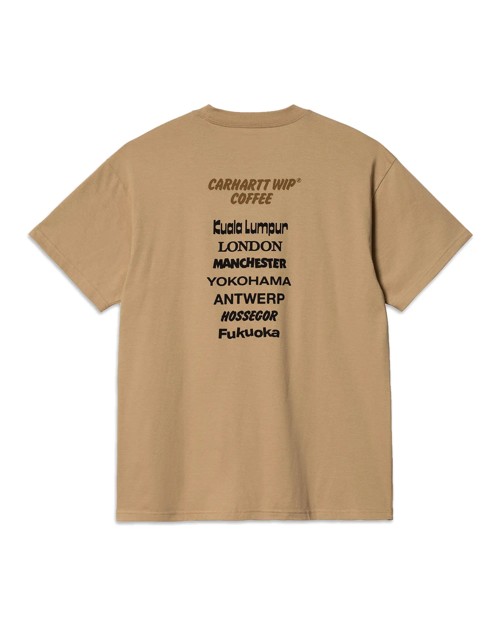 Carhartt Wip Coffee T-shirt Dusty Hamilton Brown