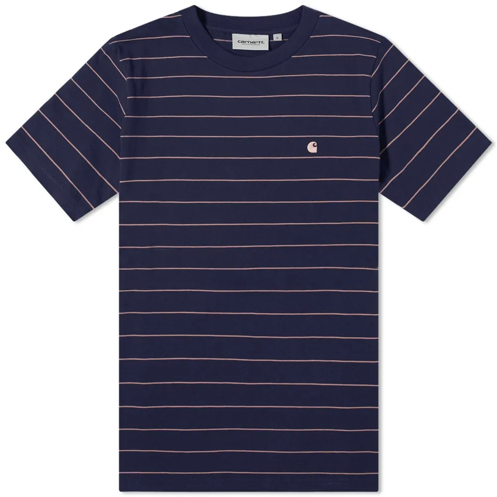 Carhartt WIP Denton Stripe T-ShirtSpace & Malaga