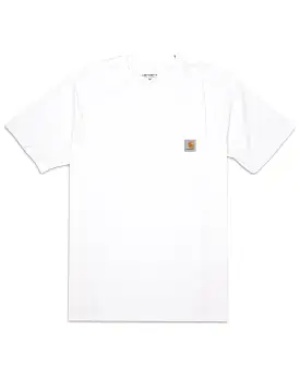 Carhartt Wip Pocket Tee Uomo Bianco