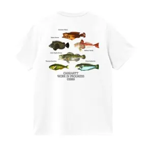 Carhartt WIP S/S Fish T-Shirt White