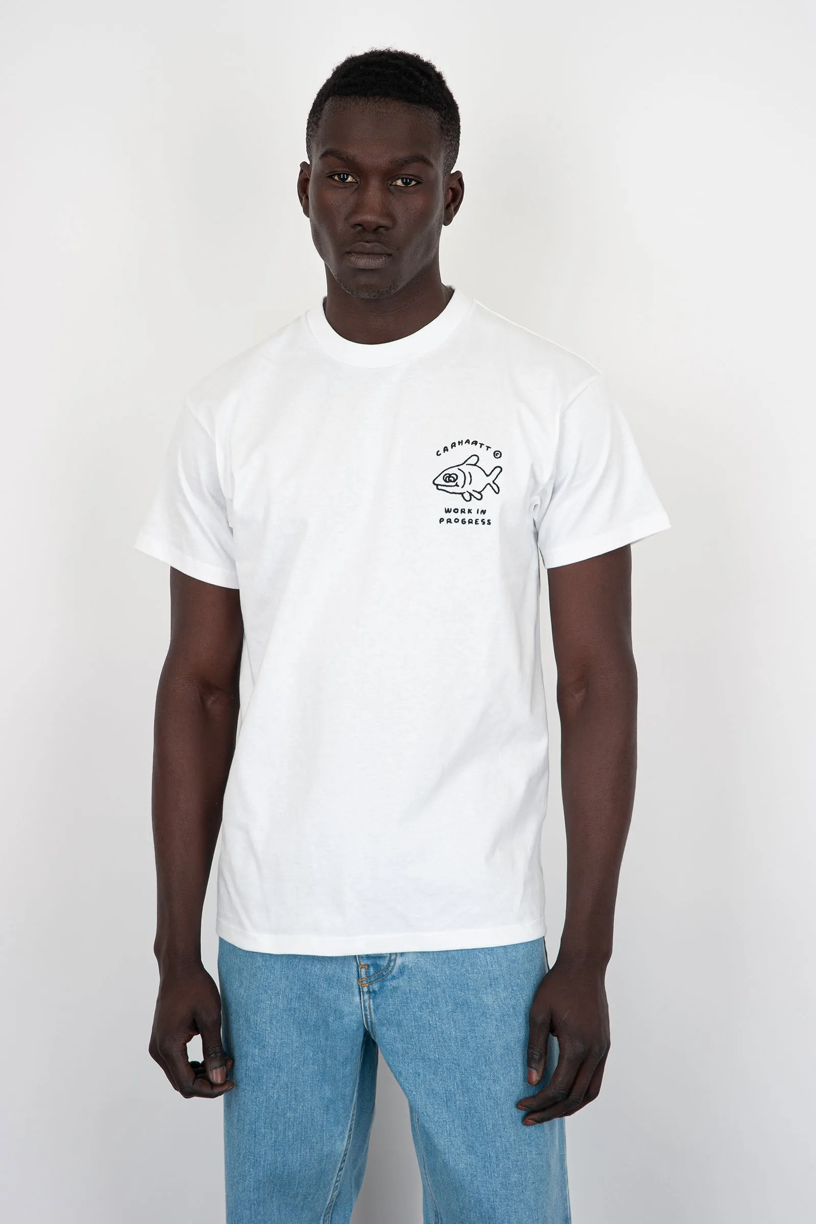 Carhartt WIP T-Shirt Icons Cotone Bianco