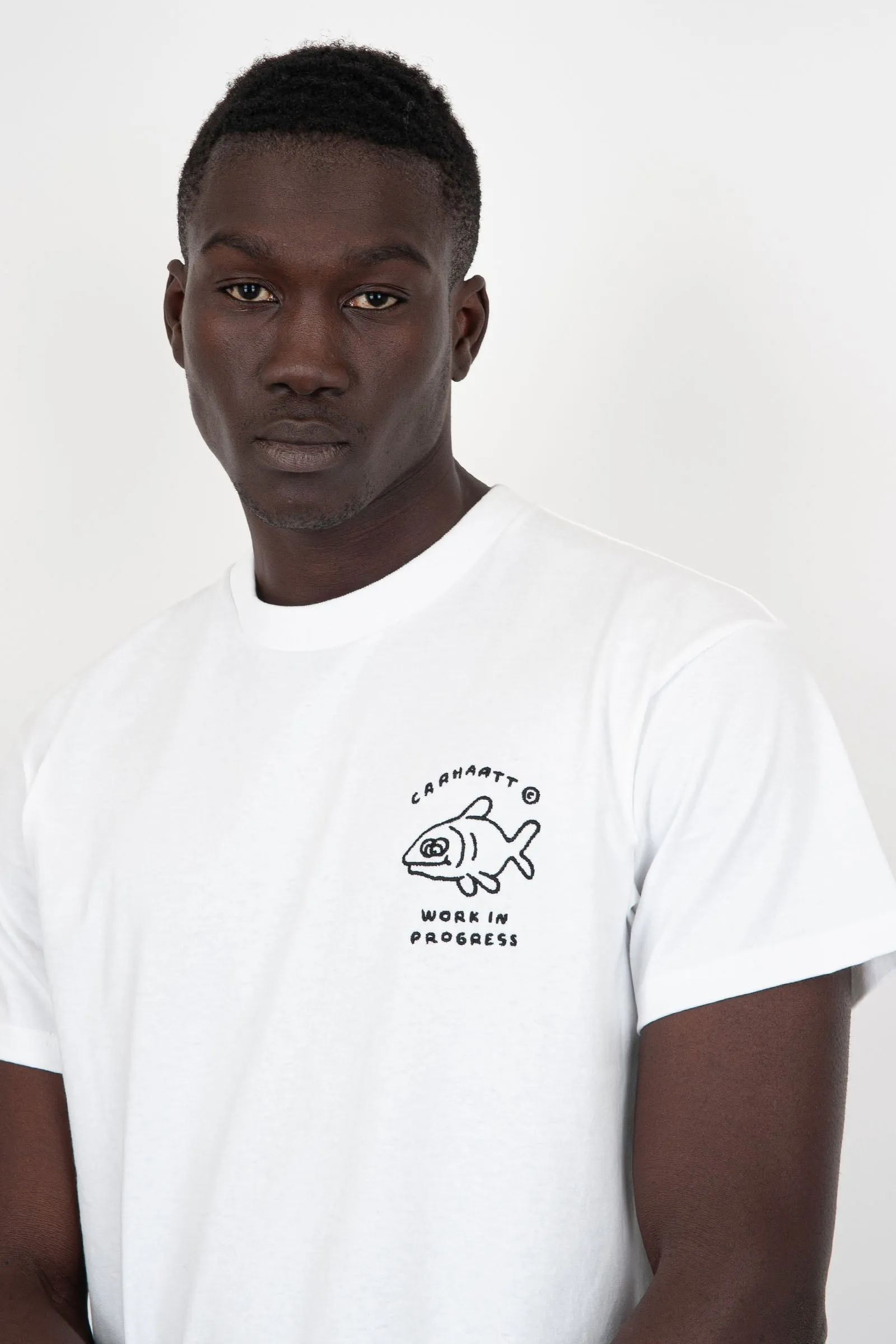 Carhartt WIP T-Shirt Icons Cotone Bianco